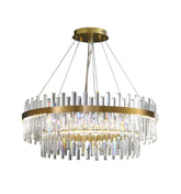 Dual Crystal Chandelier
